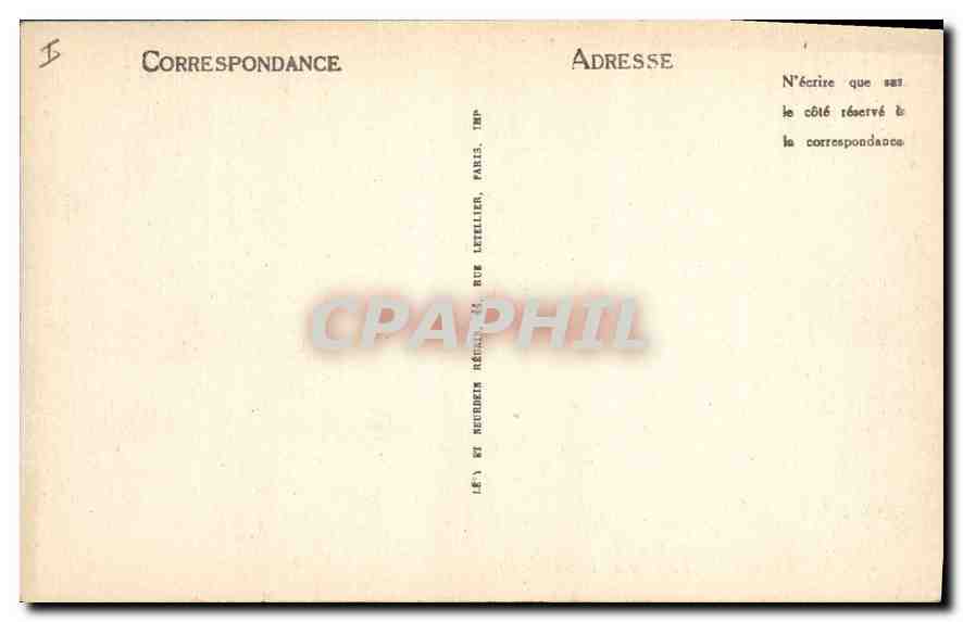 Auvergne — Le Puy de Dôme — LL — Verso