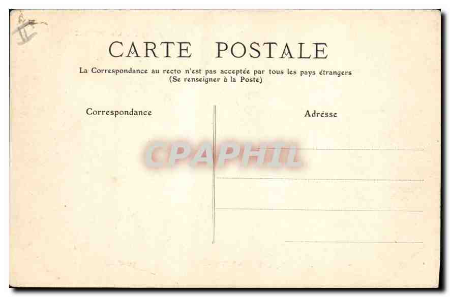 CPA L'Auvergne Le Puy de Dome  — Rückseite