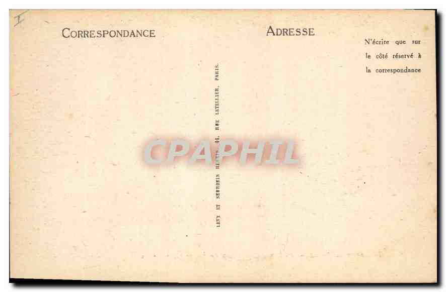 Troupeau au Paturage au Sommet du Puy de Dôme (1.467 m. d'altitude) — Selecta, n°61 — Rückseite