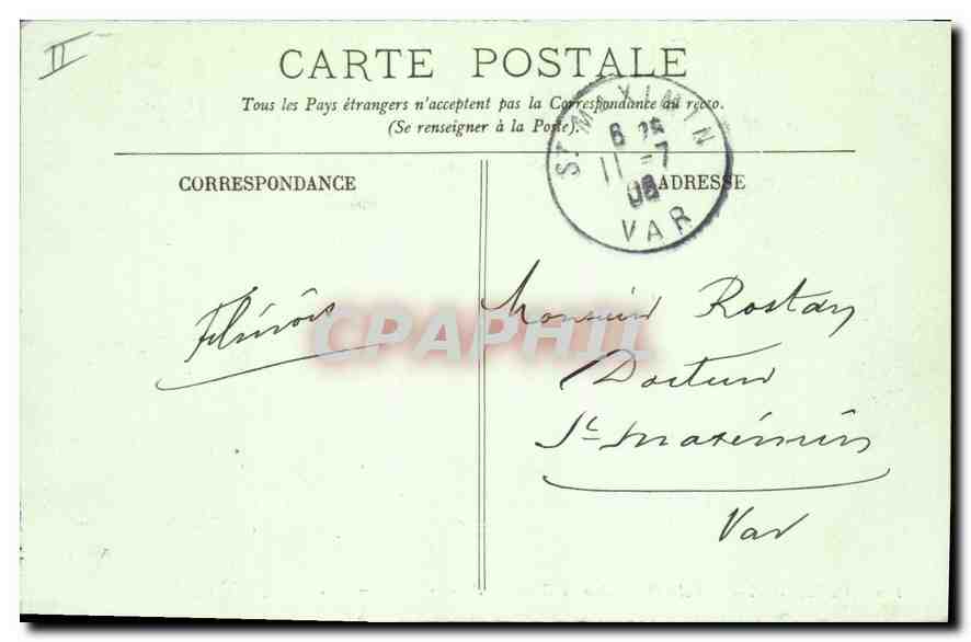 CPA Clermont Ferrand Sur la Route du Puy de Dome  — Rückseite