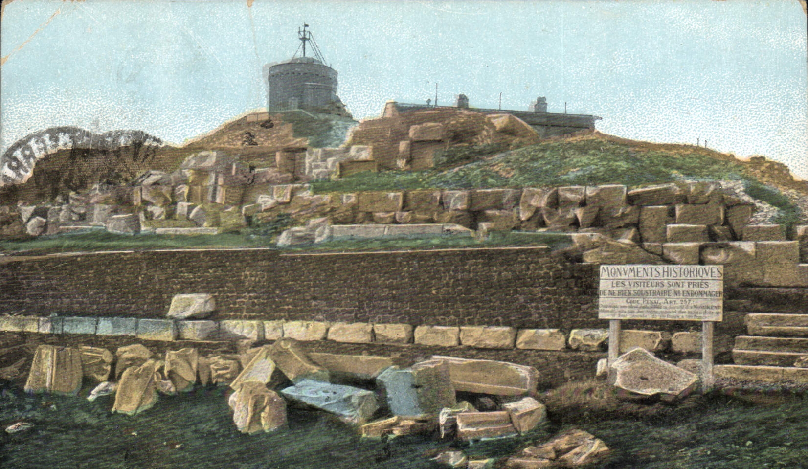 Ruine di monumenti storici — Clairmont-Ferrand — editore sconosciuto, numero di serie non visibile