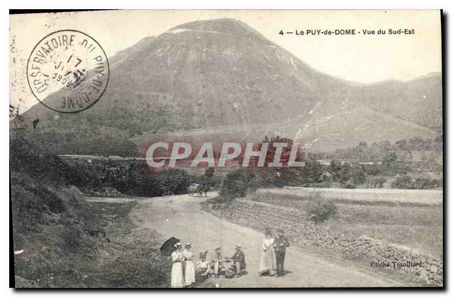Le PUY-de-DOME - Vue du Sud-Est — Cliché Trauillard, n°4