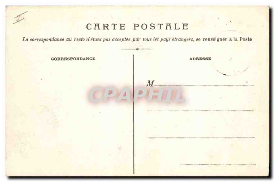 Le Sommet du PUY-DE-DOME et la Chaîne des Dômes (côté sud) — Cl. David — Reprod. Interdite — Verso