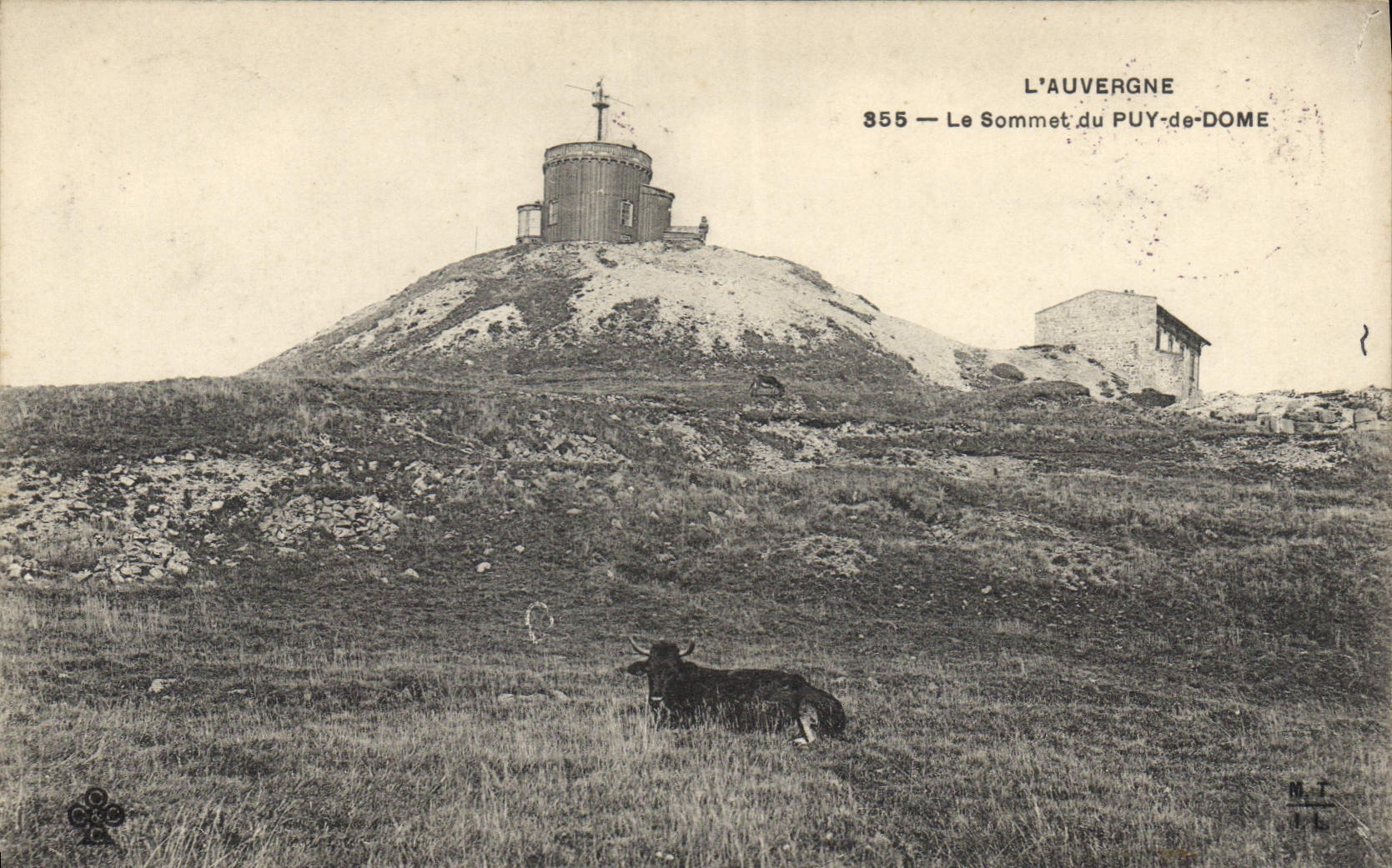Le Sommet du Puy-de-Dôme — L'Auvergne — n° 355