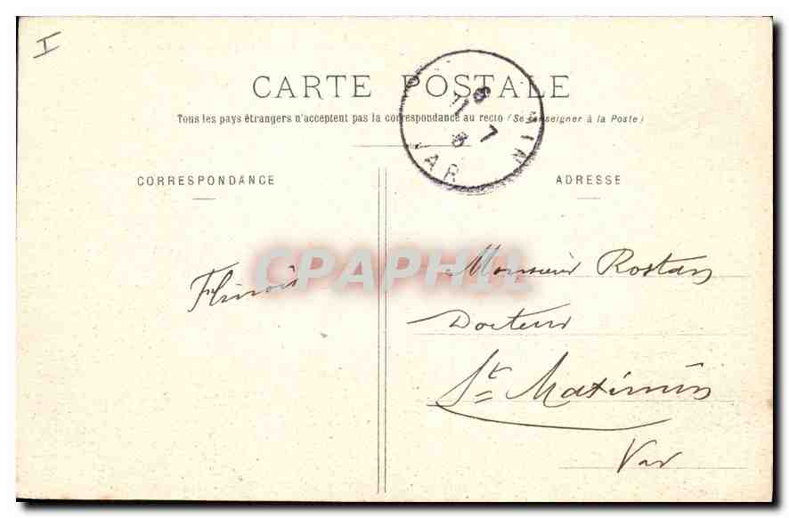 Le Sommet du Puy de Dôme - Les Ruines et l'Observatoire — Ciermont-Ferrand, n°87 — Rückseite