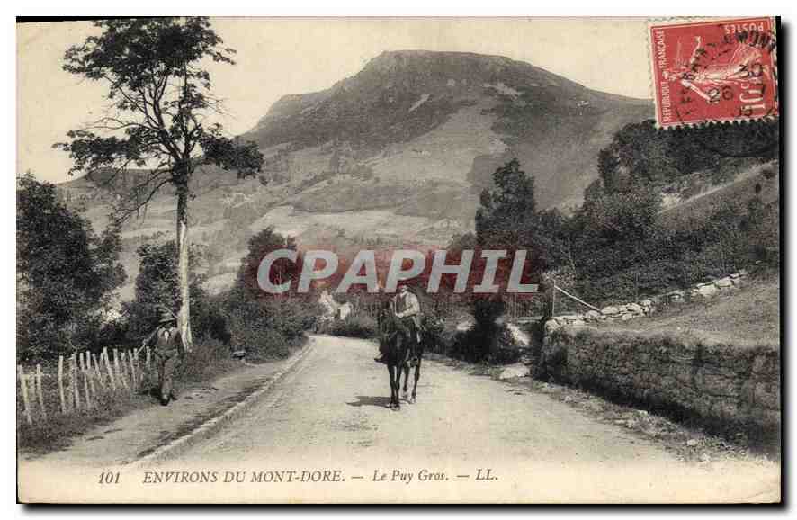 CPA Environs du Mont Dore Le Puy Gros 