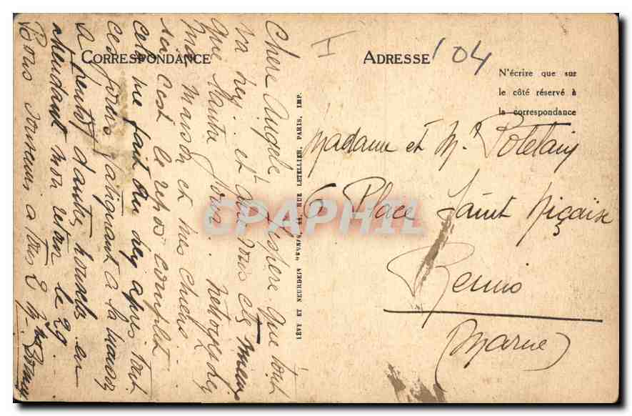 Puy-de-Dôme — La Chaîne des Puys — ND — Éditeur ND, n°40 — Verso