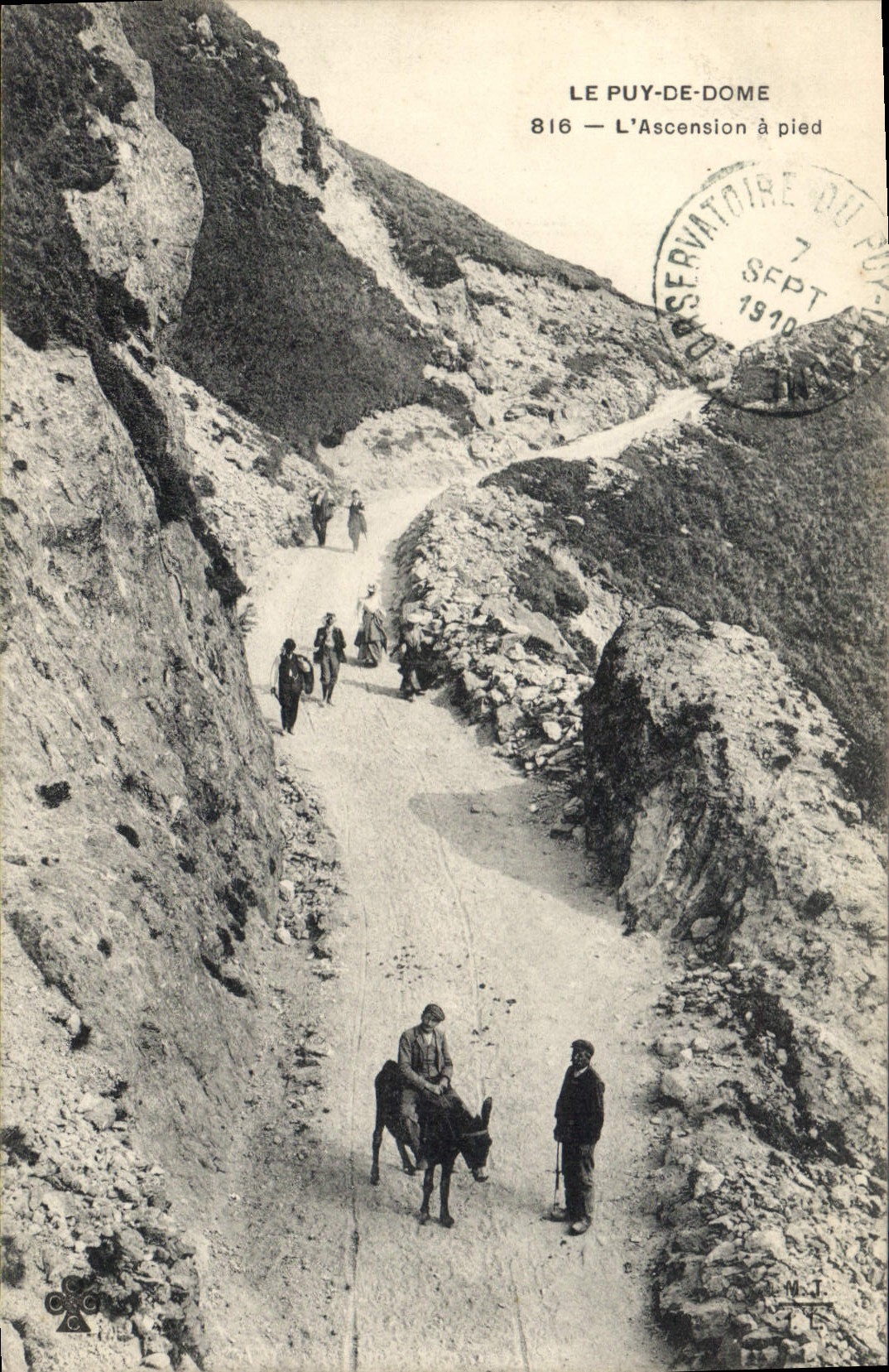Le Puy-de-Dôme — L'Ascension à pied — Éditeur : L'Observatoire du Puy-de-Dôme, n° 816