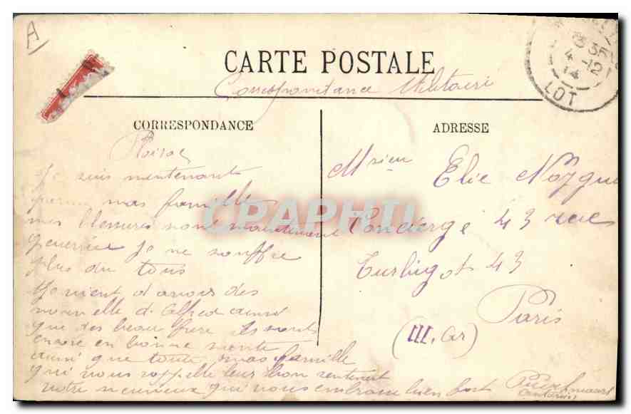 Auvergne — Chemin de fer du Puy de Dôme — Le Train à la Baraque — LL. — Reverso