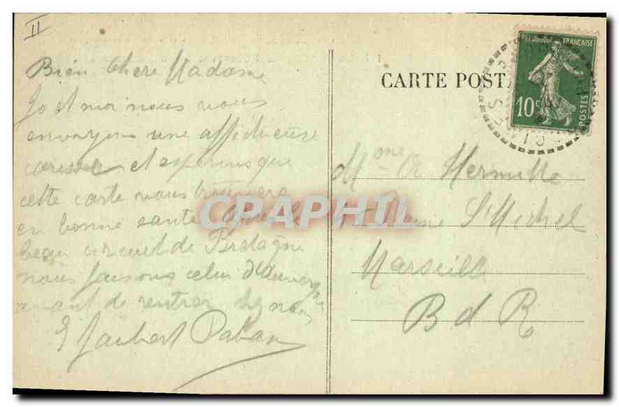 L'Auvergne — Die Aufstieg zum Observatorium bei Ankunft des Trams — Verlag L'Auvergne, n° 117 — Rückseite