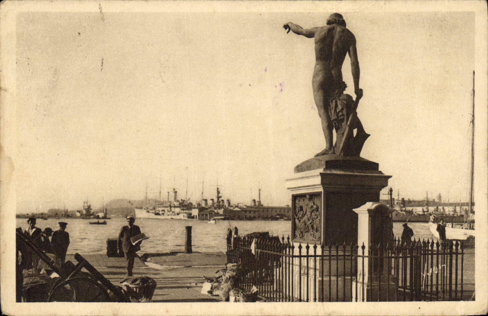 Statue du Génie de la Navigation — Toulon (Var) — Éditions d'Art YV/1911, n°503