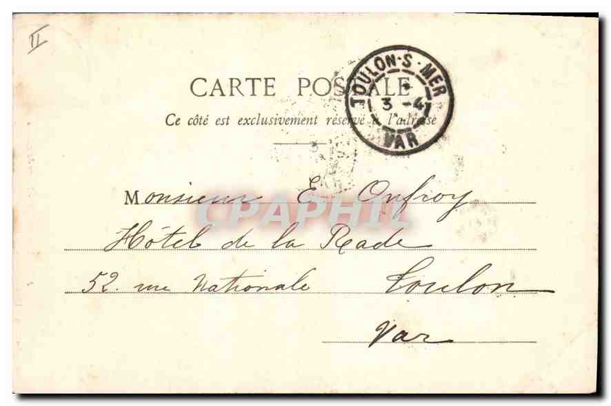 CPA Amelie les Bains Route de Palalda — Verso