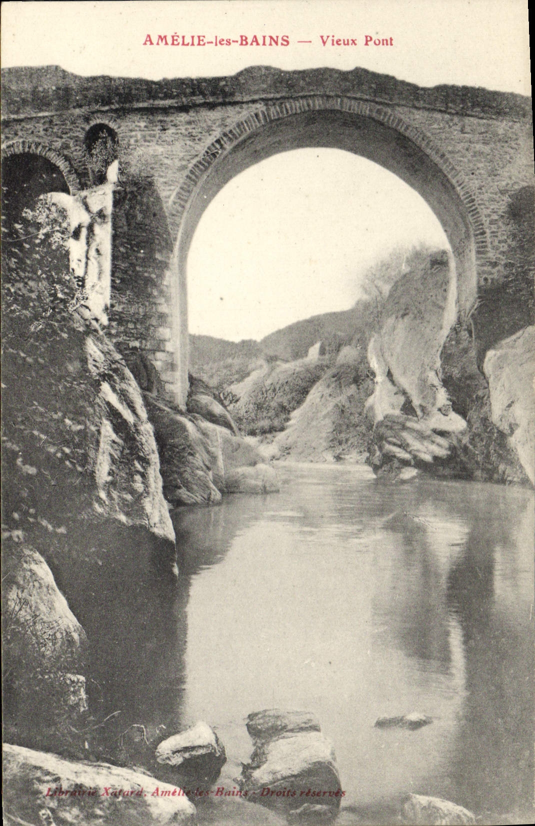 CPA Amelie les Bains Vieux Pont 