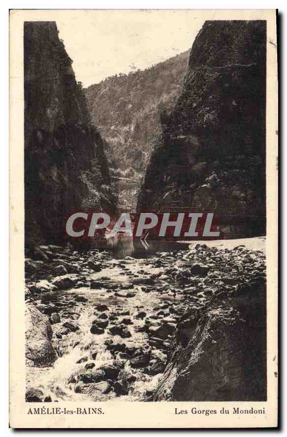 CPA Amelie les Bains Les Gorges du Mondoni 