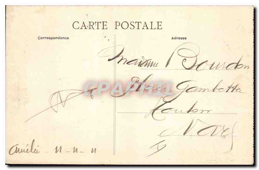 CPA Amelie les Bains Vieux Pont de Palais  — Rückseite