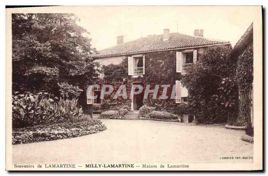 CPA Souvenirs de Lamartine Milly Lamartine Maison de Lamartine 