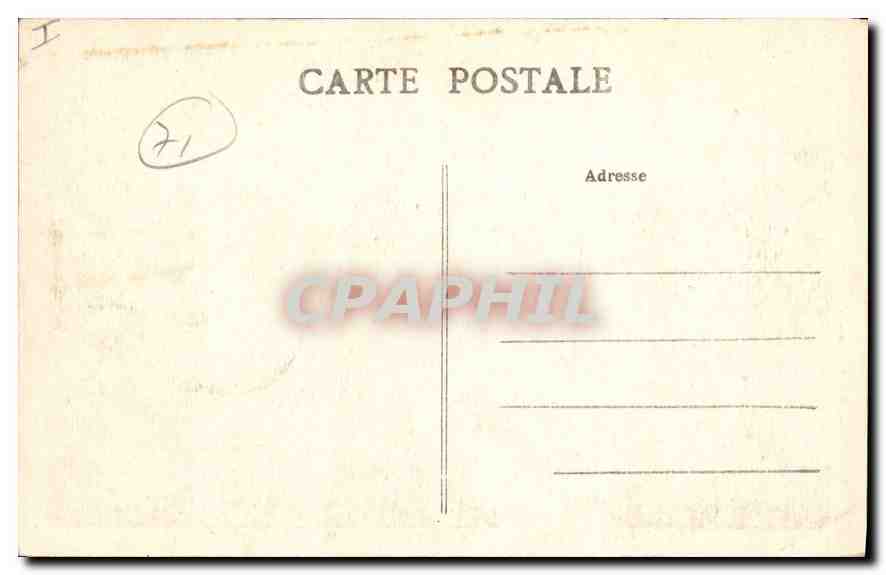 CPA Le Morvan Pittoresque Les Gorges du Saut de la Canche  — Verso