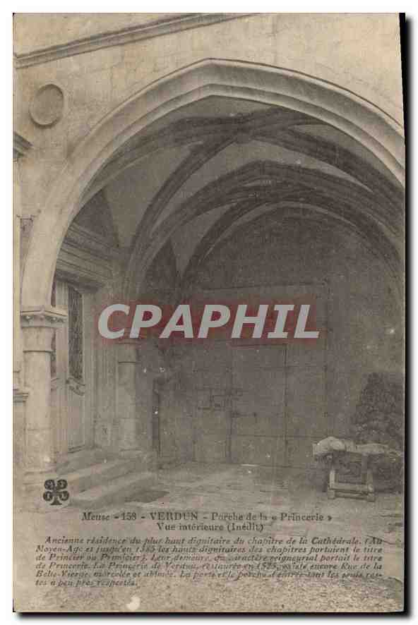 Verdun - Porch of the « Princerie » - Interior View (Unpublished) - Meuse - 153