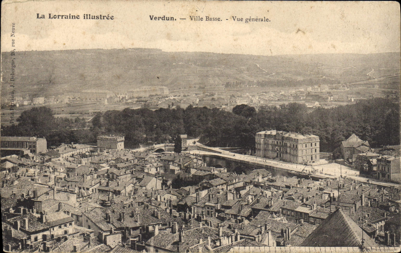 CPA Verdun Ville Basse Vue generale 
