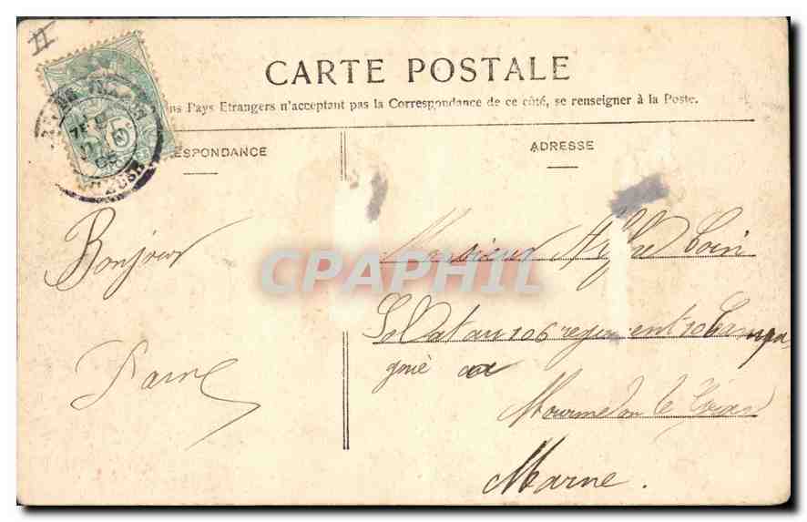 CPA Verdun Ville Basse Vue generale  — Rückseite
