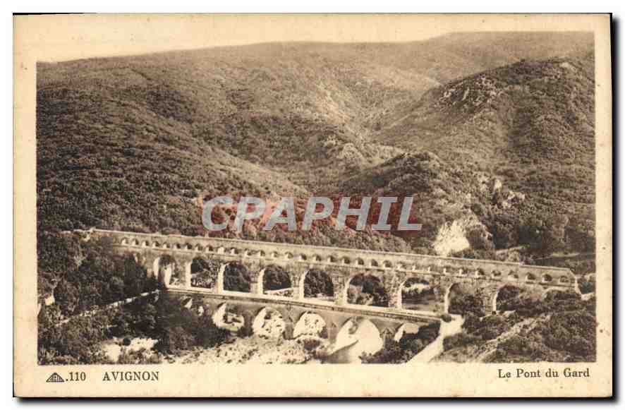 CPA Avignon Le Pont du Gard 