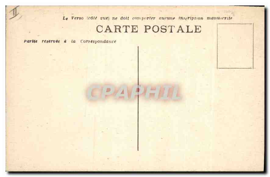 CPA Vue orientale du Pont du Gard  — Rückseite