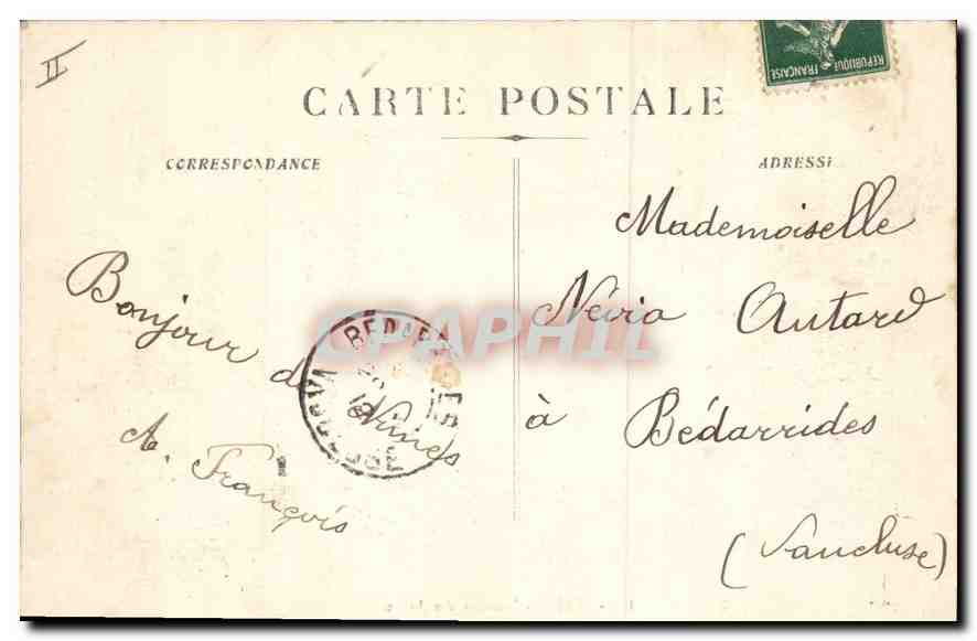 Nîmes - Intérieur des Arènes — série 180 — éditeur R.G. (Ancre) — Reverso