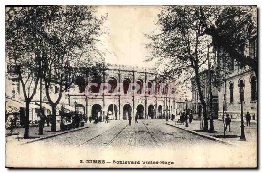 CPA Nimes Boulevard Victor Hugo 