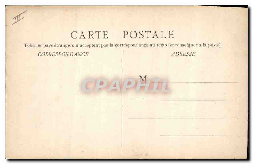 CPA Nimes Boulevard Victor Hugo et Lycee National  — Verso