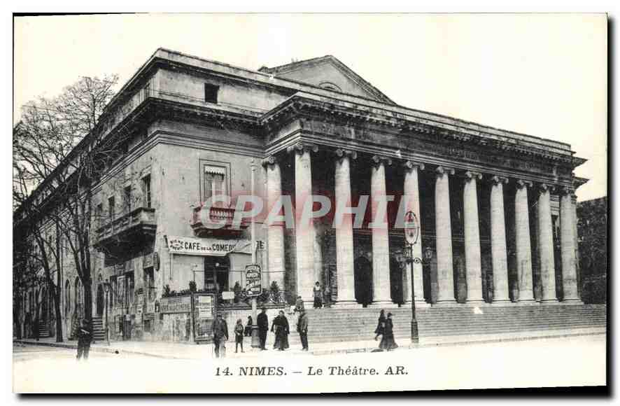 Nîmes — Le Théâtre — AR. (Série 14)