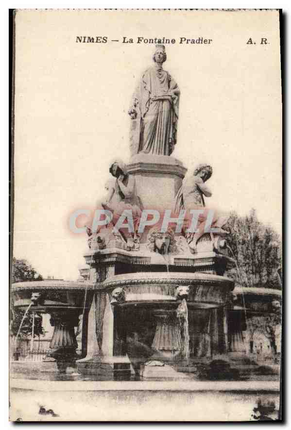 Nîmes — La Fontaine Pradier — A. R.