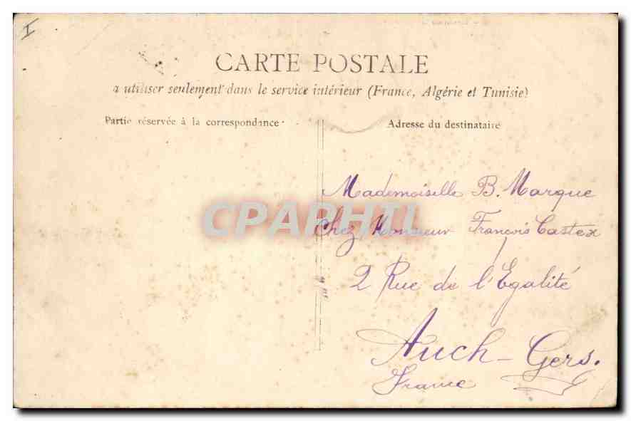 Nîmes - Jardin de la Fontaine — Phototypie J. Navatel, 6 Rue Pradier, Nîmes — Verso