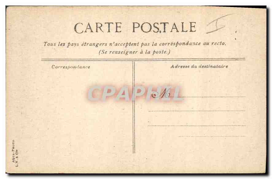 CPA Nimes La Porte de Temple de Diane  — Rückseite