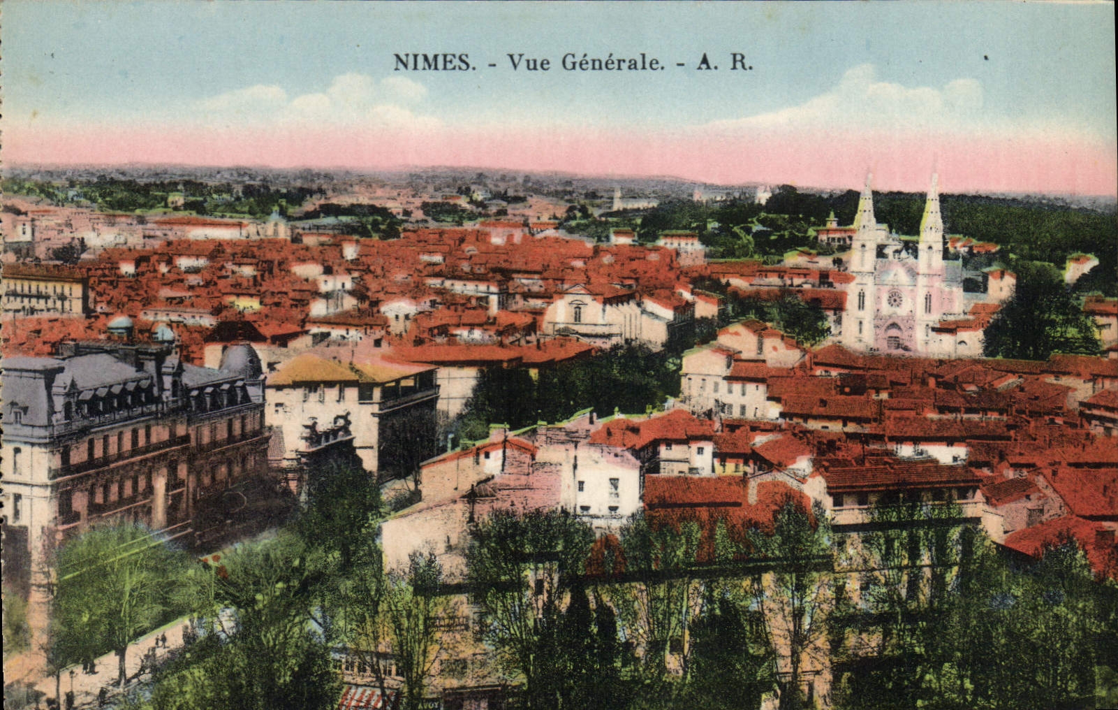 Nîmes - Vue Générale - A. R.