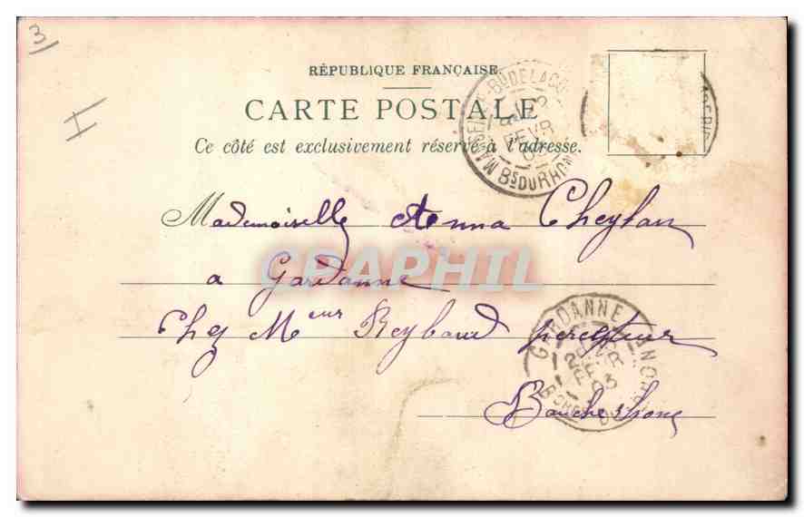 Nîmes — Cathédrale — Achille Grance, éditeur, n° 26 — Reverso