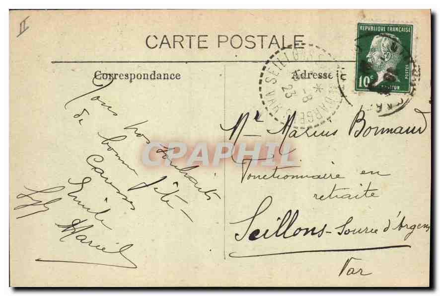 CPA Nimes Boulevard Victor Hugo  — Rückseite