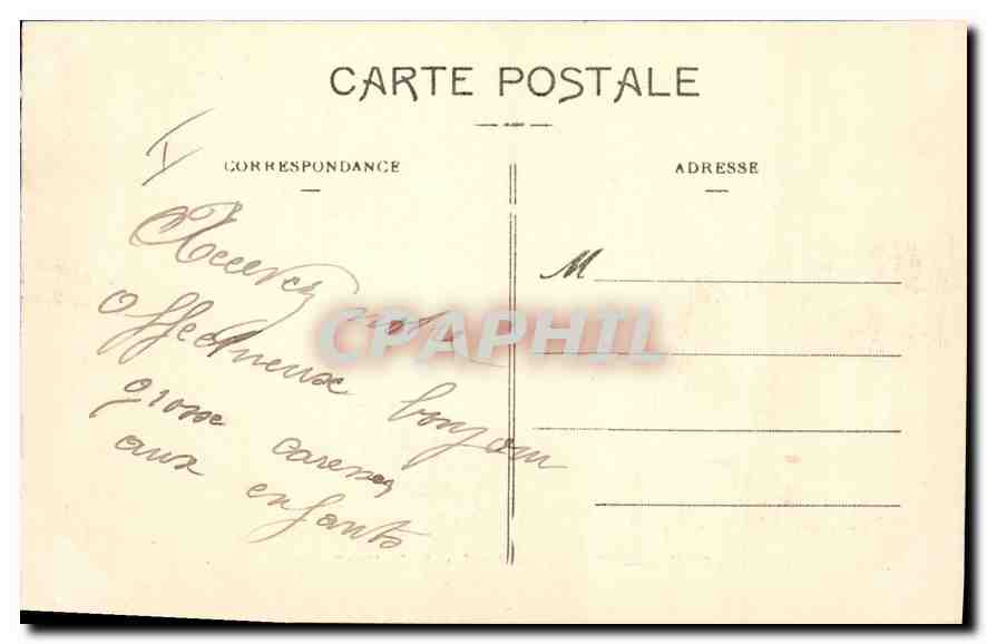 CPA Nimes Entree du Jardin de la Fontaine sur le Boulevard de ls Republique  — Rückseite