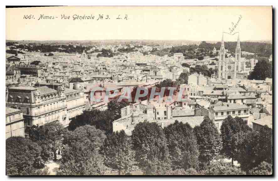 Nîmes - Vue Générale N° 3. L.R.