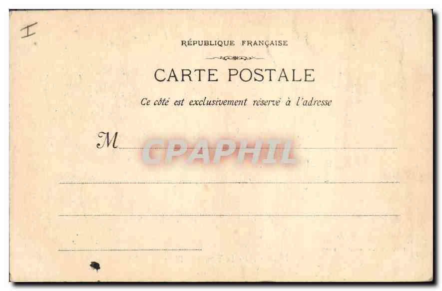 CPA Nimes Le Temple de Diane  — Rückseite