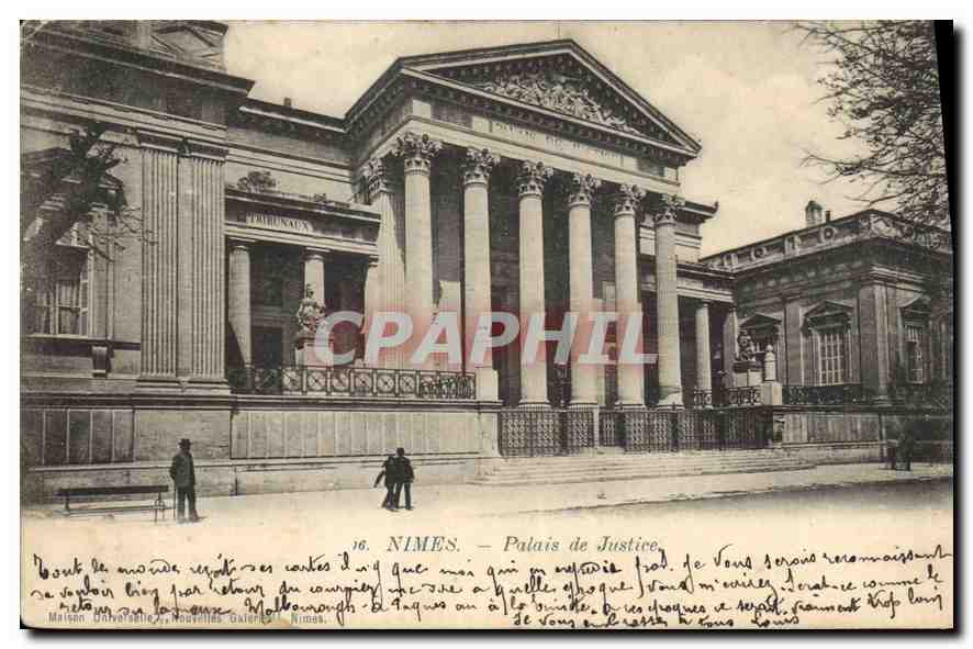 Nîmes — Palais de Justice — Maison Universitaire, Nouvelles Galeries