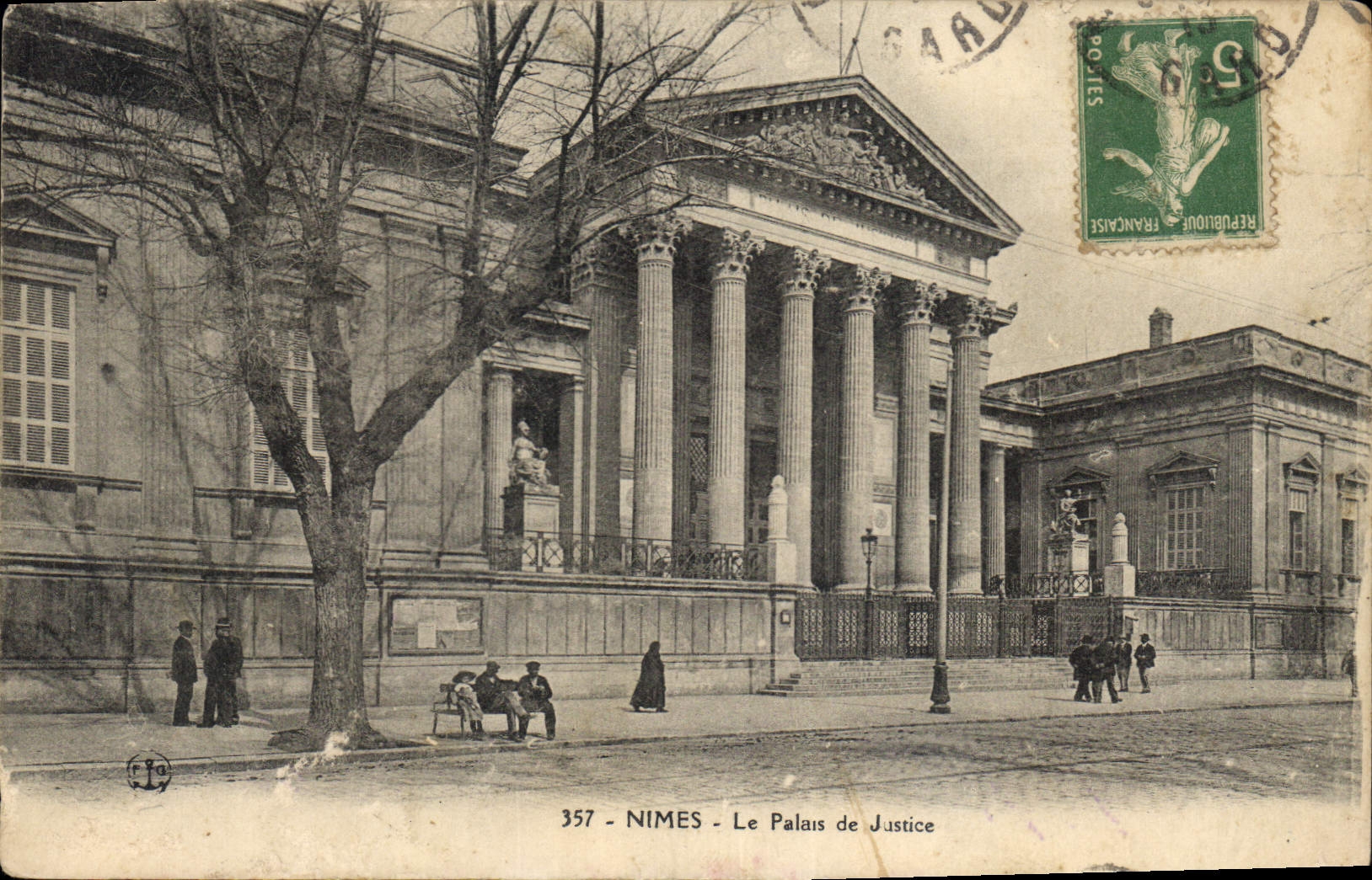 Nîmes - Le Palais de Justice — éditeur non identifié, n° de série 357