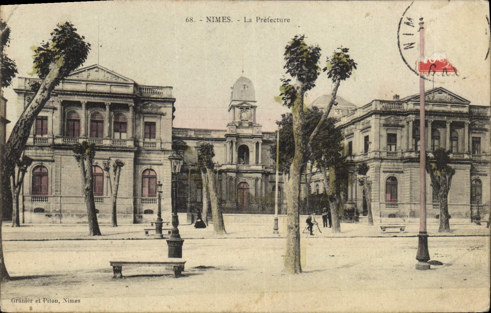 Nîmes - La Préfecture — Granier et Pilon, n°68 - Recto
