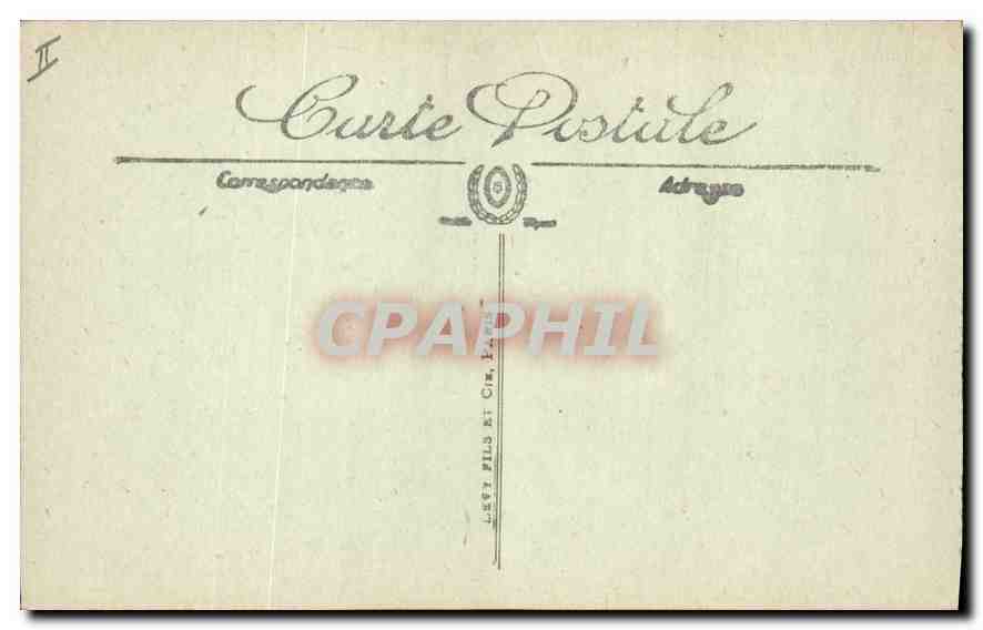 CPA Nimes Le Palais de Justice  — Rückseite