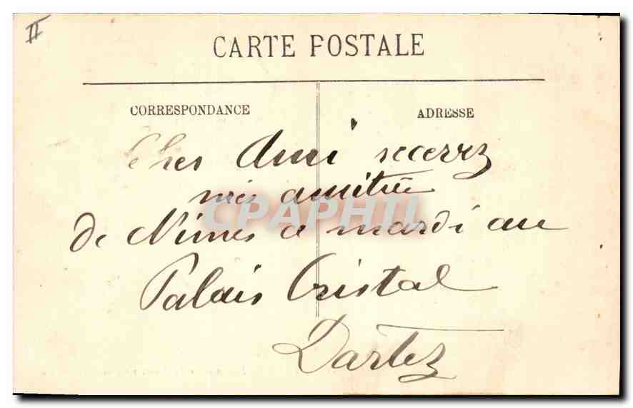 Nîvès — Jardin de la Fontaine, un dimanche — LL. — Verso