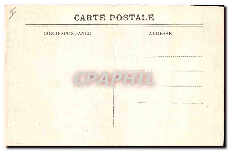 CPA Nimes Les Trois Piliers Romains  — Rückseite