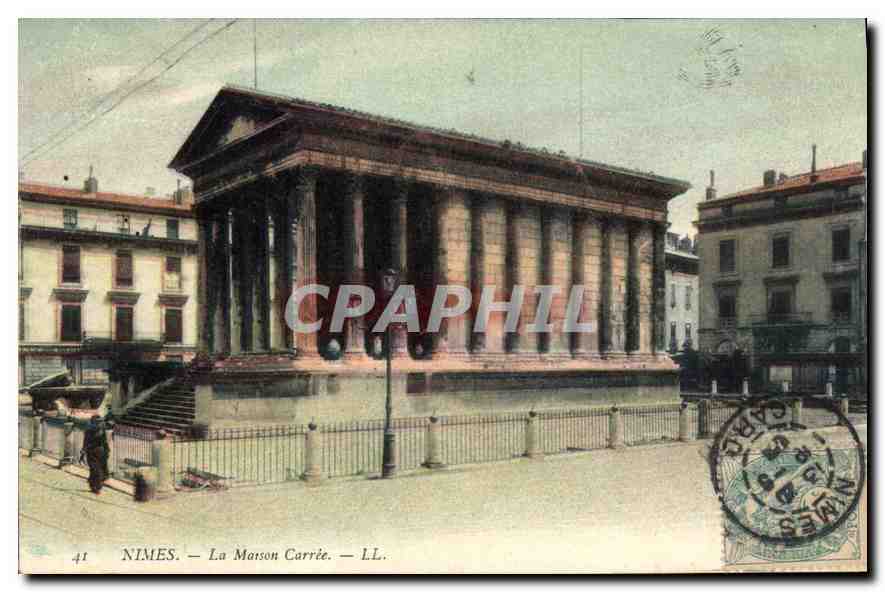 CPA Nimes Maison Carree 