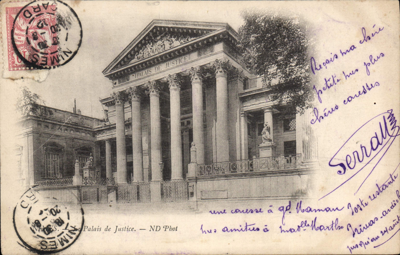 Palais de Justice — Nîmes — ND Phot