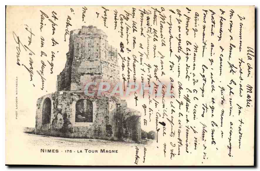 Nîmes - La Tour Magne — Phot. Lacour Naisbells, n° 175