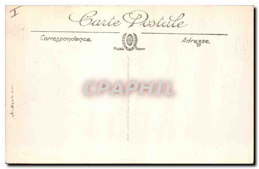CPA Nimes le Temple de Diane  — Rückseite