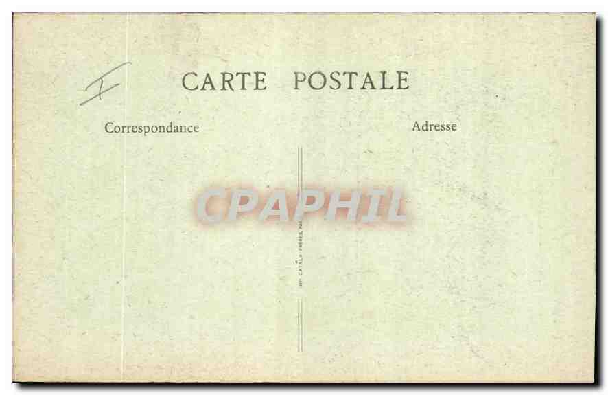 CPA Savoie Chambery Portail Saint Dominique Entree du chateau  — Rückseite